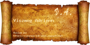 Viszmeg Adrienn névjegykártya