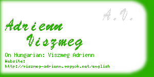adrienn viszmeg business card